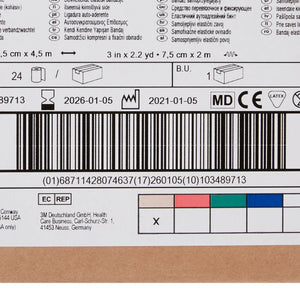3M™ Coban™ Self-adherent Closure Cohesive Bandage, 3 Inch x 5 Yard, Tan 3M™ Coban™