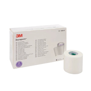 3M™ Durapore™ Silk-Like Cloth Medical Tape, 2 Inch x 10 Yard, White 3M™ Durapore™