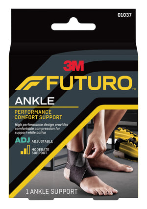 3M™ Futuro™ Ankle Brace, Low Profile, Black, One Size Fits Most 3M™ Futuro™