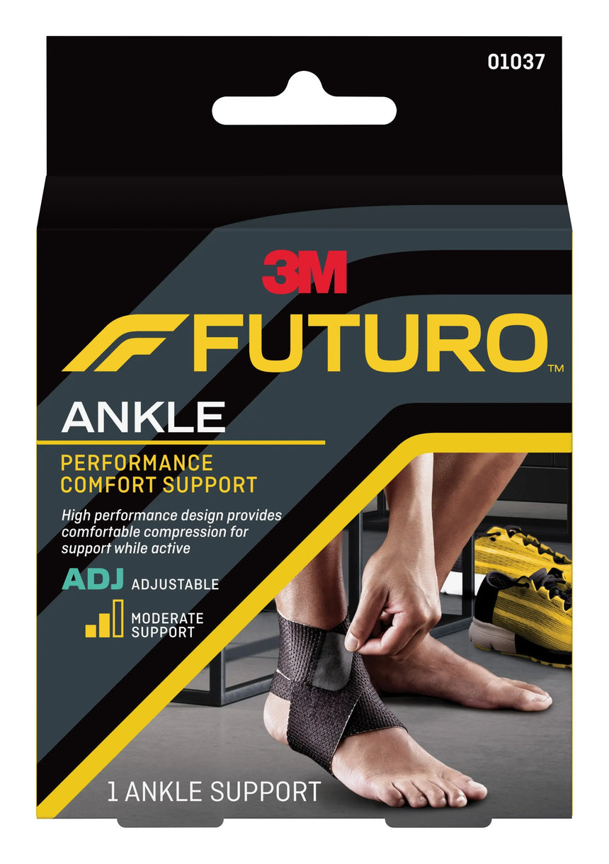3M™ Futuro™ Ankle Brace, Low Profile, Black, One Size Fits Most 3M™ Futuro™