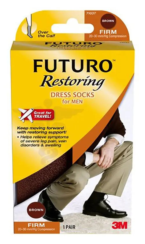 3M™ Futuro™ Lifestyle Compression Firm Dress Socks for Men, Black, X-Large 3M™ Futuro™