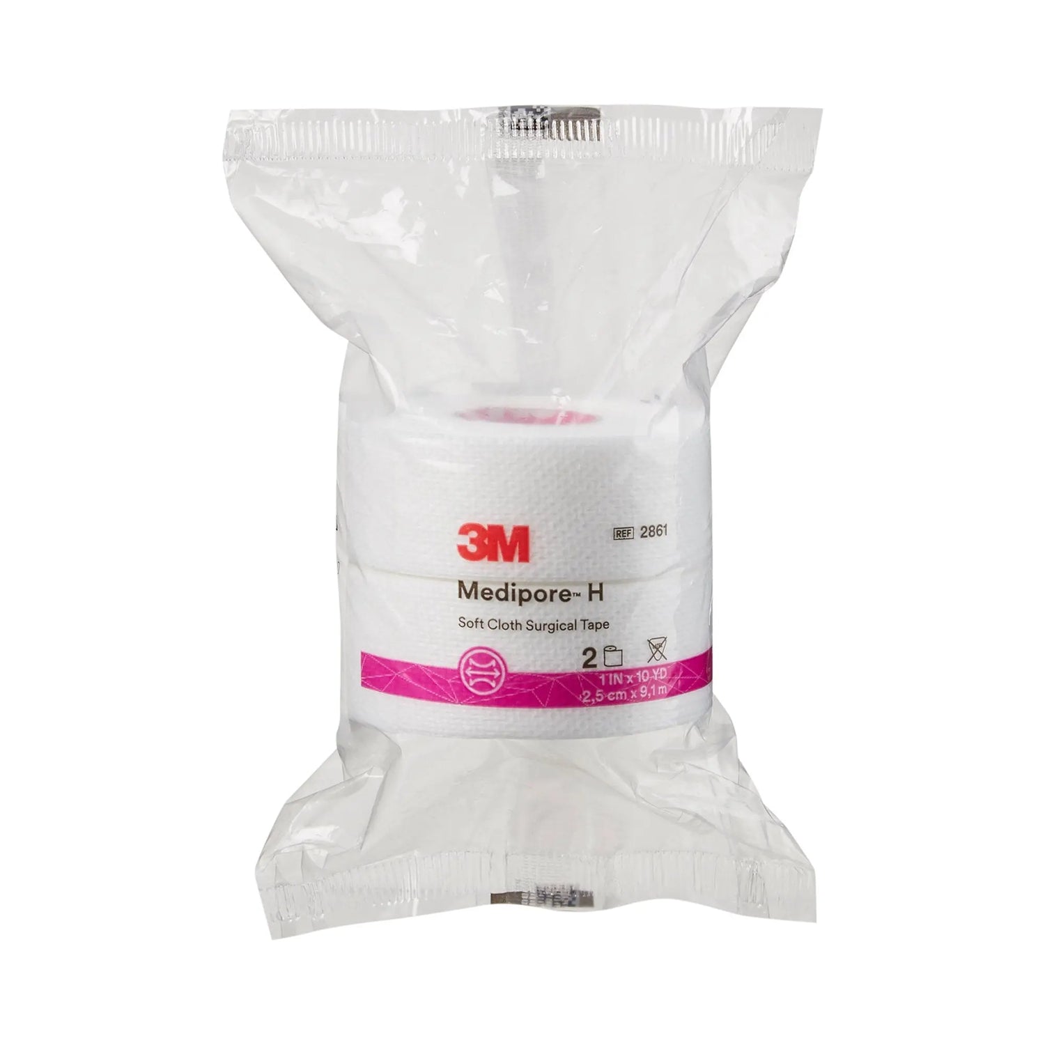 3M™ Medipore™ H Cloth Medical Tape, 1 Inch x 10 Yard, White 3M™ Medipore™ H