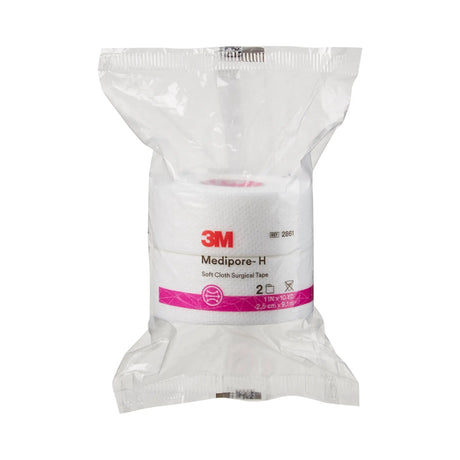 3M™ Medipore™ H Cloth Medical Tape, 1 Inch x 10 Yard, White 3M™ Medipore™ H