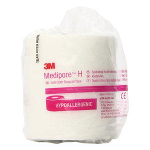 3M™ Medipore™ H Cloth Medical Tape, 3 Inch x 10 Yard, White 3M™ Medipore™ H