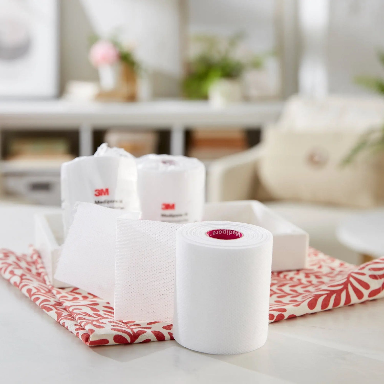 3M™ Medipore™ H Cloth Medical Tape, 3 Inch x 10 Yard, White 3M™ Medipore™ H