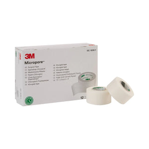 3M™ Micropore™ Paper Medical Tape, 1 Inch x 10 Yard, White 3M™ Micropore™