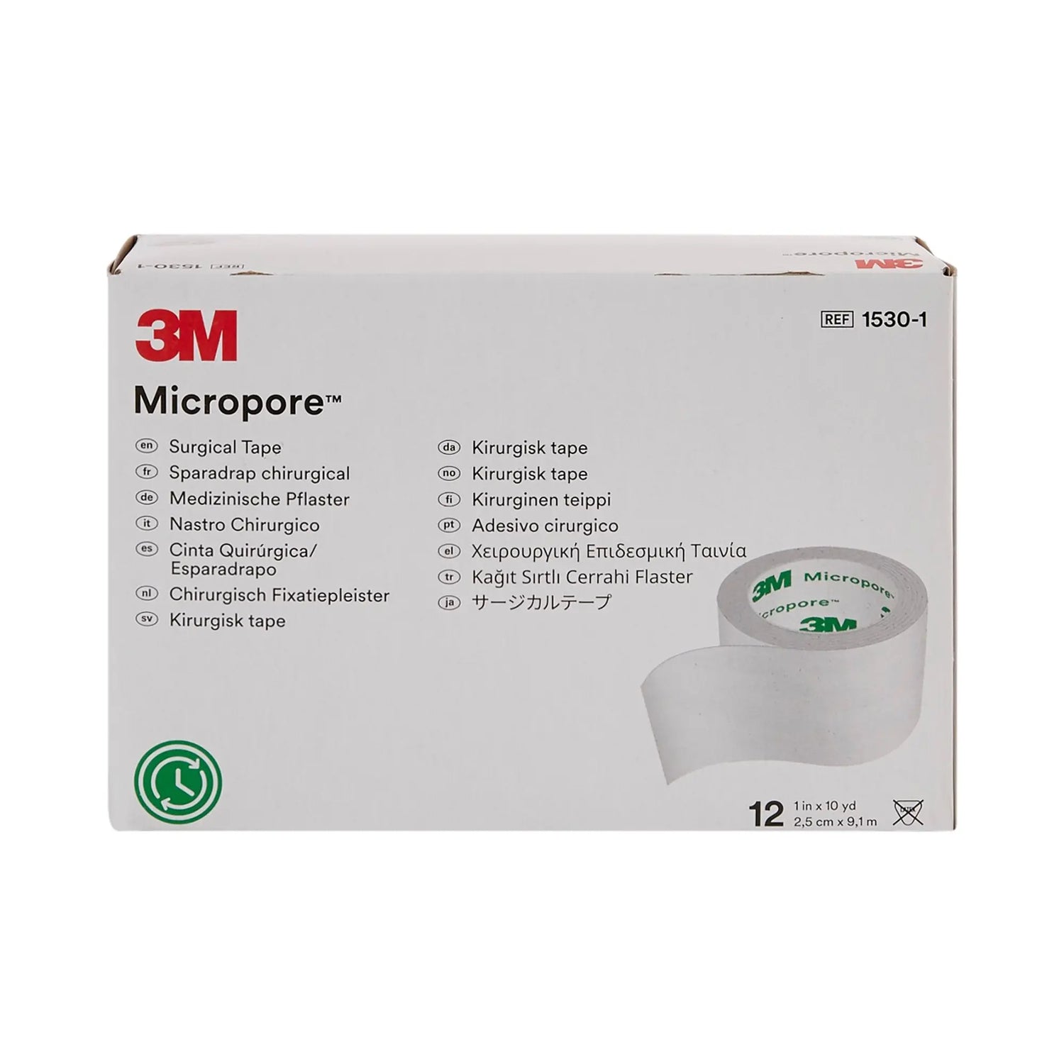 3M™ Micropore™ Paper Medical Tape, 1 Inch x 10 Yard, White 3M™ Micropore™
