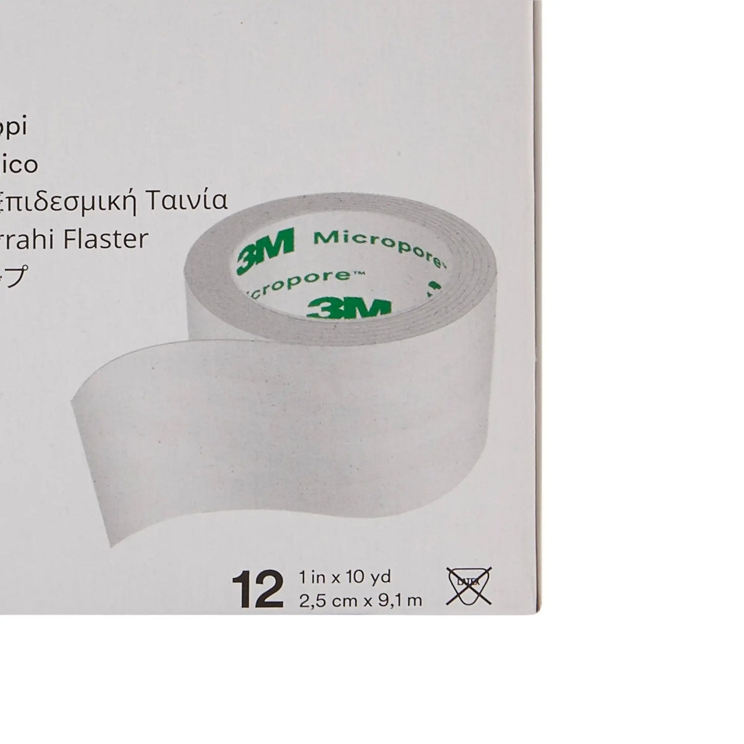 3M™ Micropore™ Paper Medical Tape, 1 Inch x 10 Yard, White 3M™ Micropore™