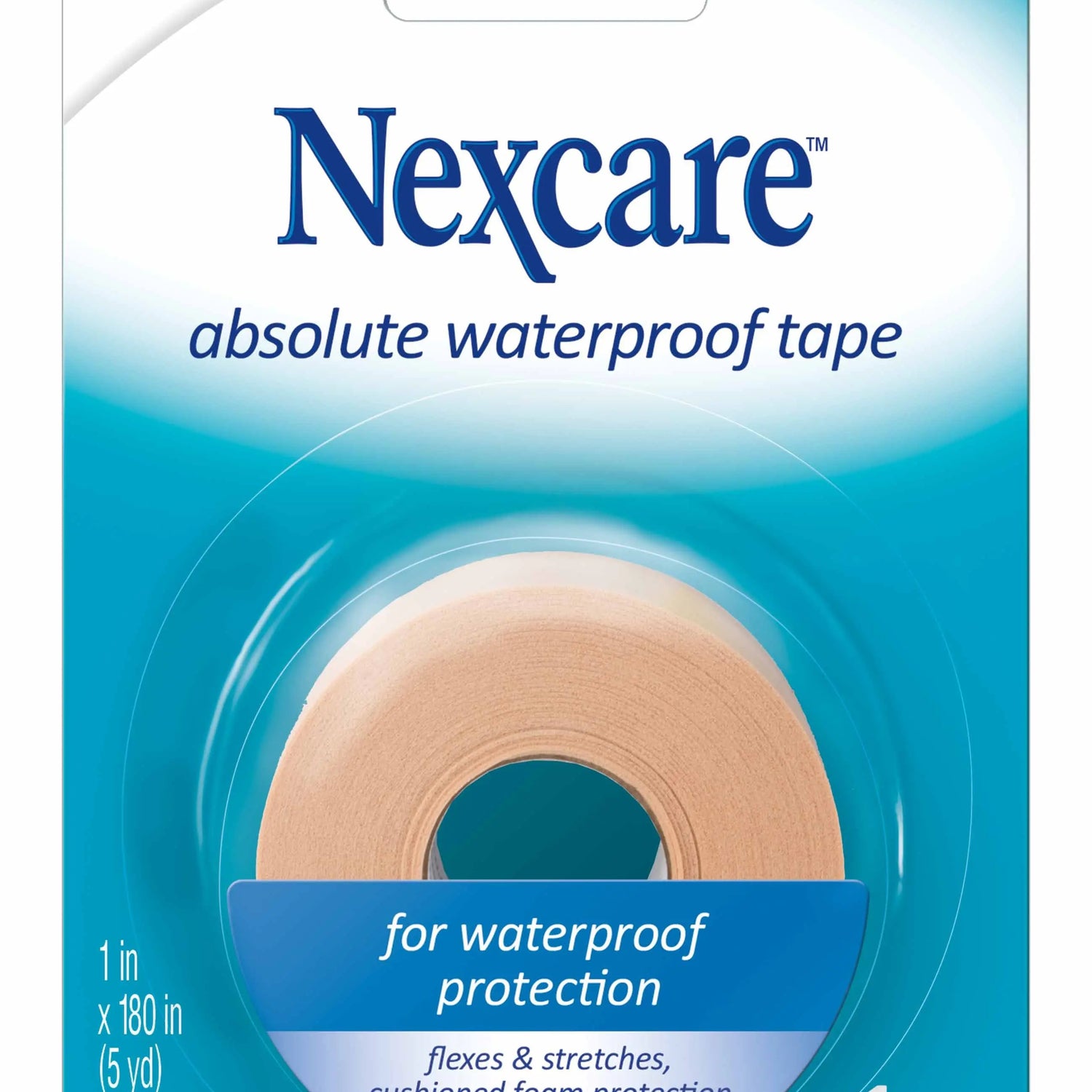 3M™ Nexcare™ Foam Medical Tape, 1 Inch x 5 Yard, Tan Nexcare™ Absolute