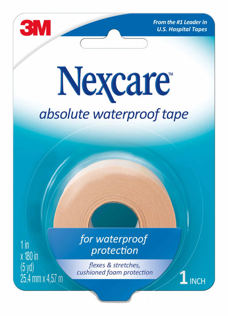 3M™ Nexcare™ Foam Medical Tape, 1 Inch x 5 Yard, Tan Nexcare™ Absolute