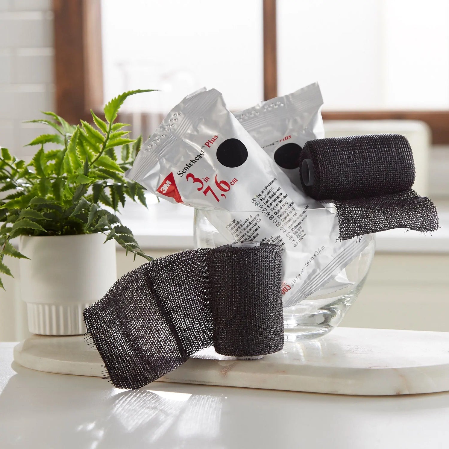 3M™ Scotchcast™ Plus Black Cast Tape, 3 Inch x 4 Yard 3M™ Scotchcast™ Plus