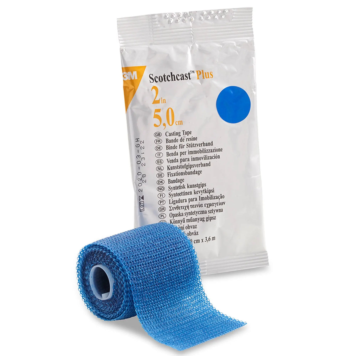 3M™ Scotchcast™ Plus Blue Cast Tape, 2 Inch x 4 Yard 3M™ Scotchcast™ Plus