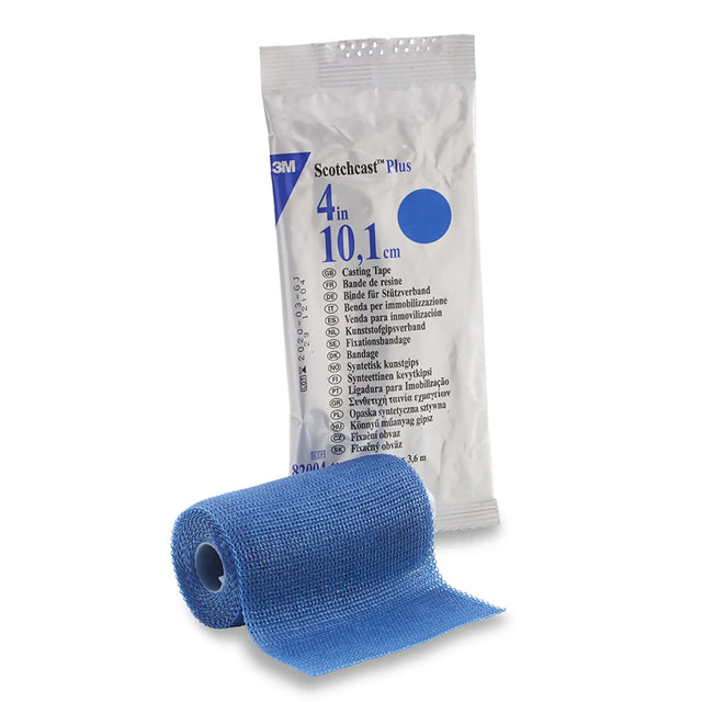 3M™ Scotchcast™ Plus Blue Cast Tape, 4 Inch x 4 Yard 3M™ Scotchcast™ Plus