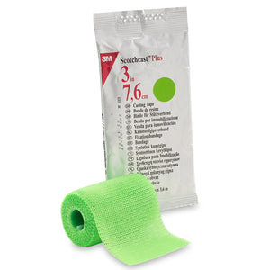 3M™ Scotchcast™ Plus Bright Green Cast Tape, 3 Inch x 4 Yard 3M™ Scotchcast™ Plus