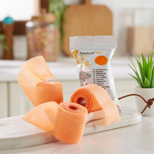 3M™ Scotchcast™ Plus Bright Orange Cast Tape, 2 Inch x 4 Yard 3M™ Scotchcast™ Plus