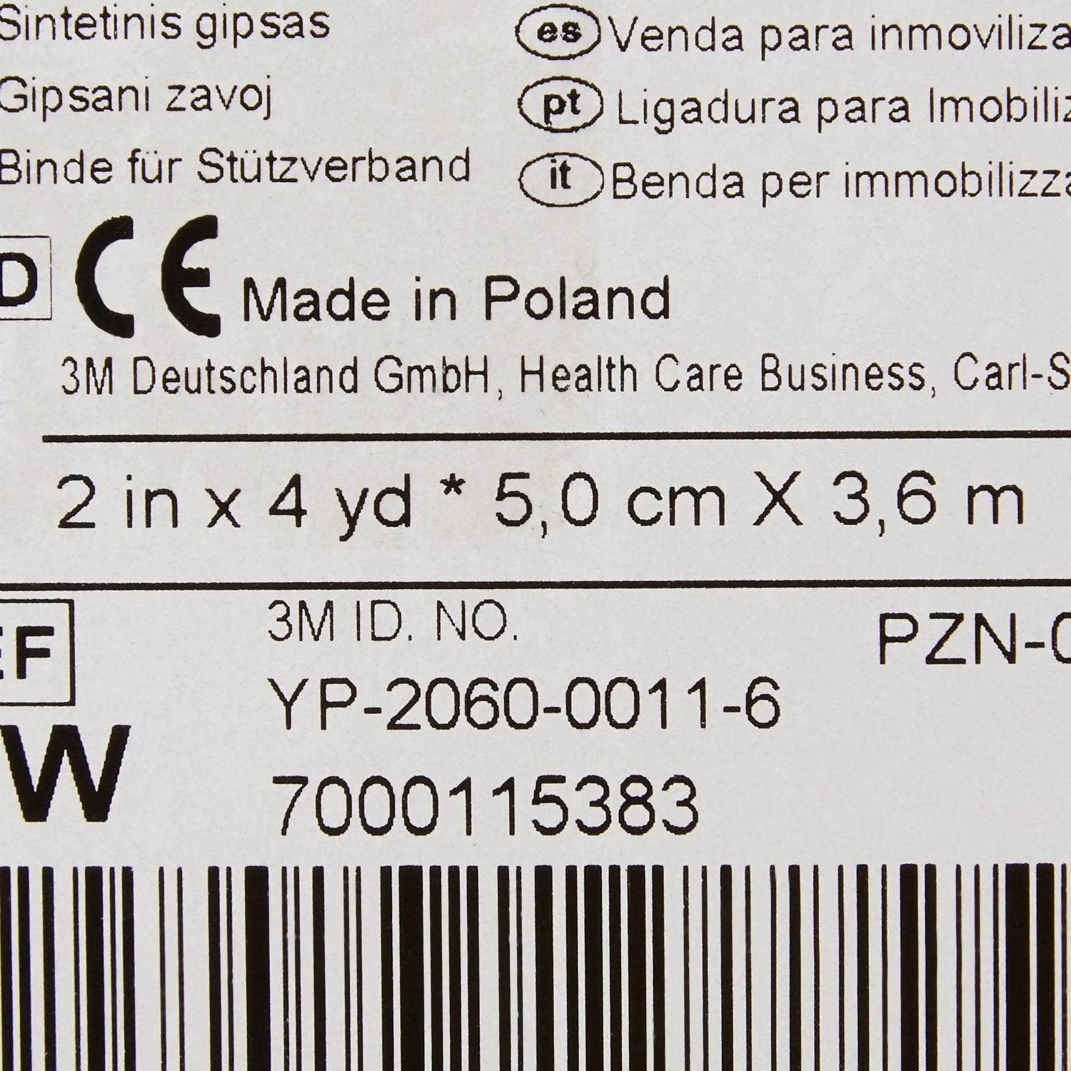 3M™ Scotchcast™ Plus Bright Orange Cast Tape, 2 Inch x 4 Yard 3M™ Scotchcast™ Plus