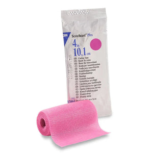 3M™ Scotchcast™ Plus Bright Pink Cast Tape, 4 Inch x 4 Yard 3M™ Scotchcast™ Plus