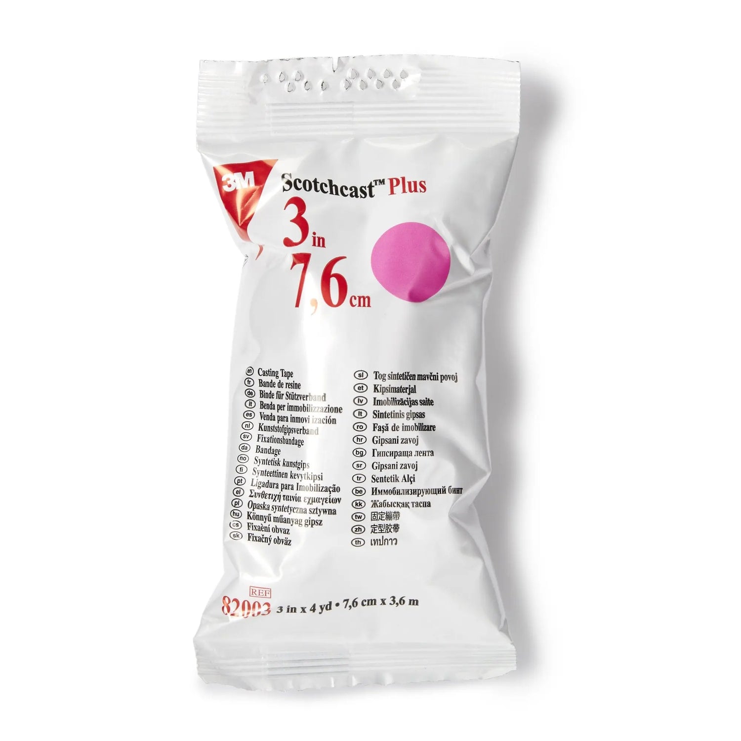 3M™ Scotchcast™ Plus Cast Tape, Bright Pink, 3 Inch x 4 Yard 3M™ Scotchcast™ Plus
