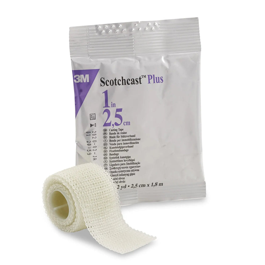 3M™ Scotchcast™ Plus Cast Tape, White, 1 Inch x 2 Yard 3M™ Scotchcast™ Plus
