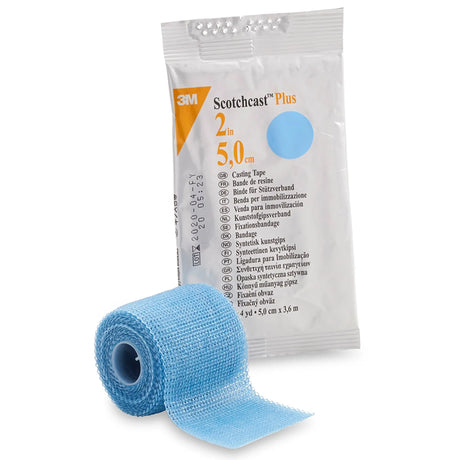 3M™ Scotchcast™ Plus Light Blue Cast Tape, 2 Inch x 4 Yard 3M™ Scotchcast™ Plus