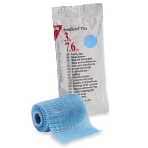 3M™ Scotchcast™ Plus Light Blue Cast Tape, 3 Inch x 4 Yard 3M™ Scotchcast™ Plus