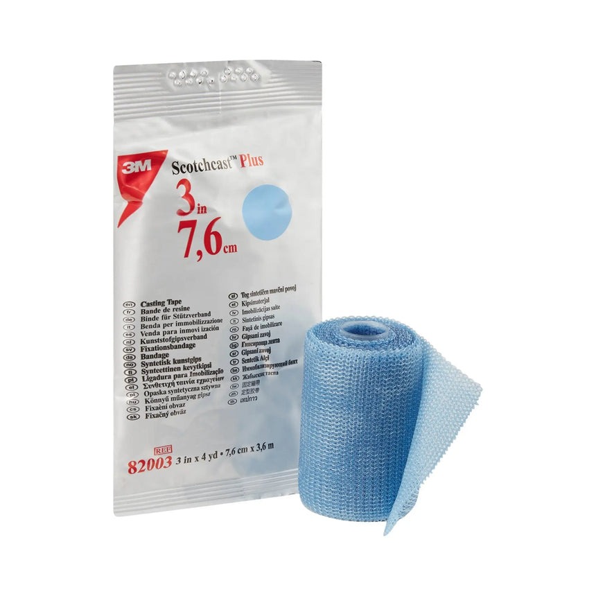 3M™ Scotchcast™ Plus Light Blue Cast Tape, 3 Inch x 4 Yard 3M™ Scotchcast™ Plus