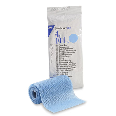 3M™ Scotchcast™ Plus Light Blue Cast Tape, 4 Inch x 4 Yard 3M™ Scotchcast™ Plus