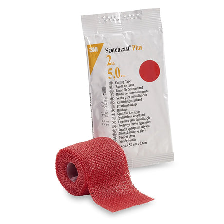 3M™ Scotchcast™ Plus Red Cast Tape, 2 Inch x 4 Yard 3M™ Scotchcast™ Plus