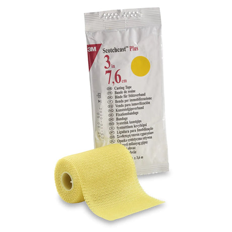 3M™ Scotchcast™ Plus Yellow Cast Tape, 3 Inch x 4 Yard 3M™ Scotchcast™ Plus