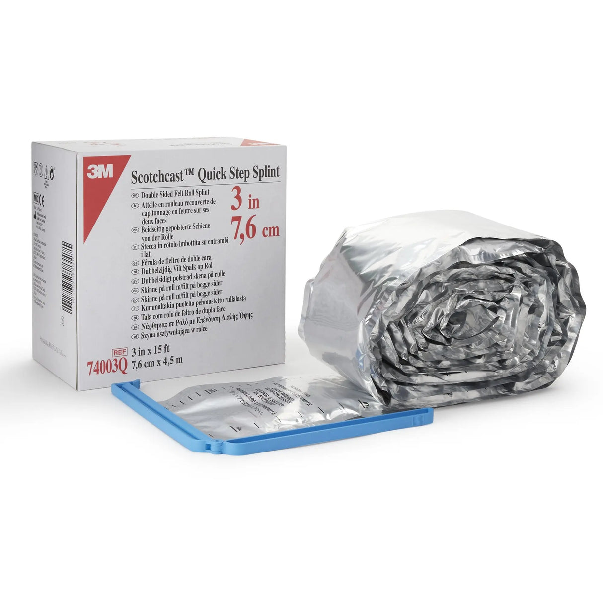 3M™ Scotchcast™ Splint, Fiberglass, White 3M™ Scotchcast™ Quick Step Double Sided Felt