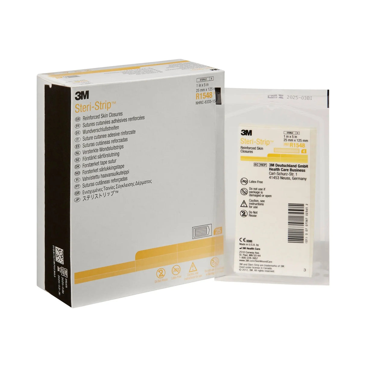 3M™ Steri-Strip™ Skin Closure Strip, 1 x 5 in. Steri-Strip™