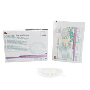 3M™ Tegaderm™ High Performance Adhesive with Border Foam Dressing, 5½ x 5½ Inch for Heels 3M™ Tegaderm™ High Performance