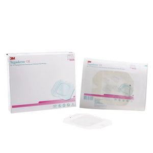 3M™ Tegaderm™ I.V. Transparent Film Dressing with Adhesive-Free Window, 4¾x 4¾ Inch 3M™ Tegaderm™