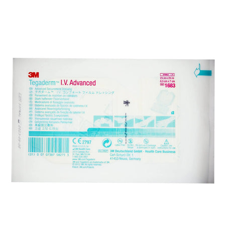 3M™ Tegaderm™ IV Advanced Securement Dressing, 2¾ x 2½ Inch 3M™ Tegaderm™