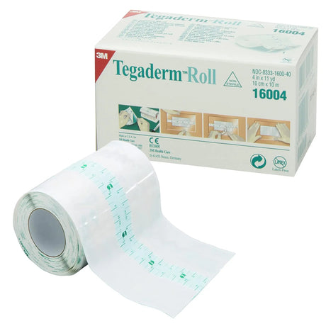 3M™ Tegaderm™ Transparent Film Dressing Roll, 4 Inch x 11 Yard 3M™ Tegaderm™