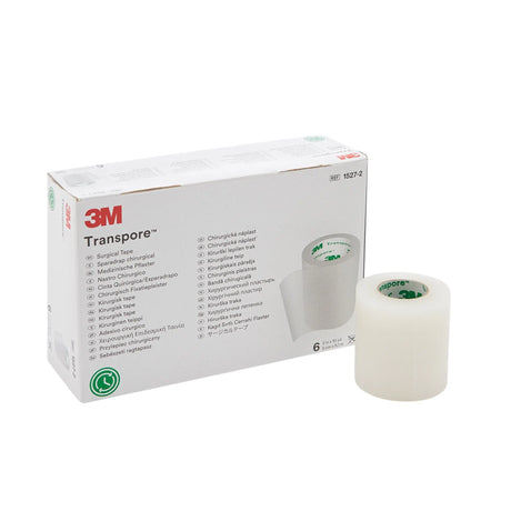 3M™ Transpore™ Plastic Medical Tape, 2 Inch x 10 Yard, Transparent 3M™ Transpore™