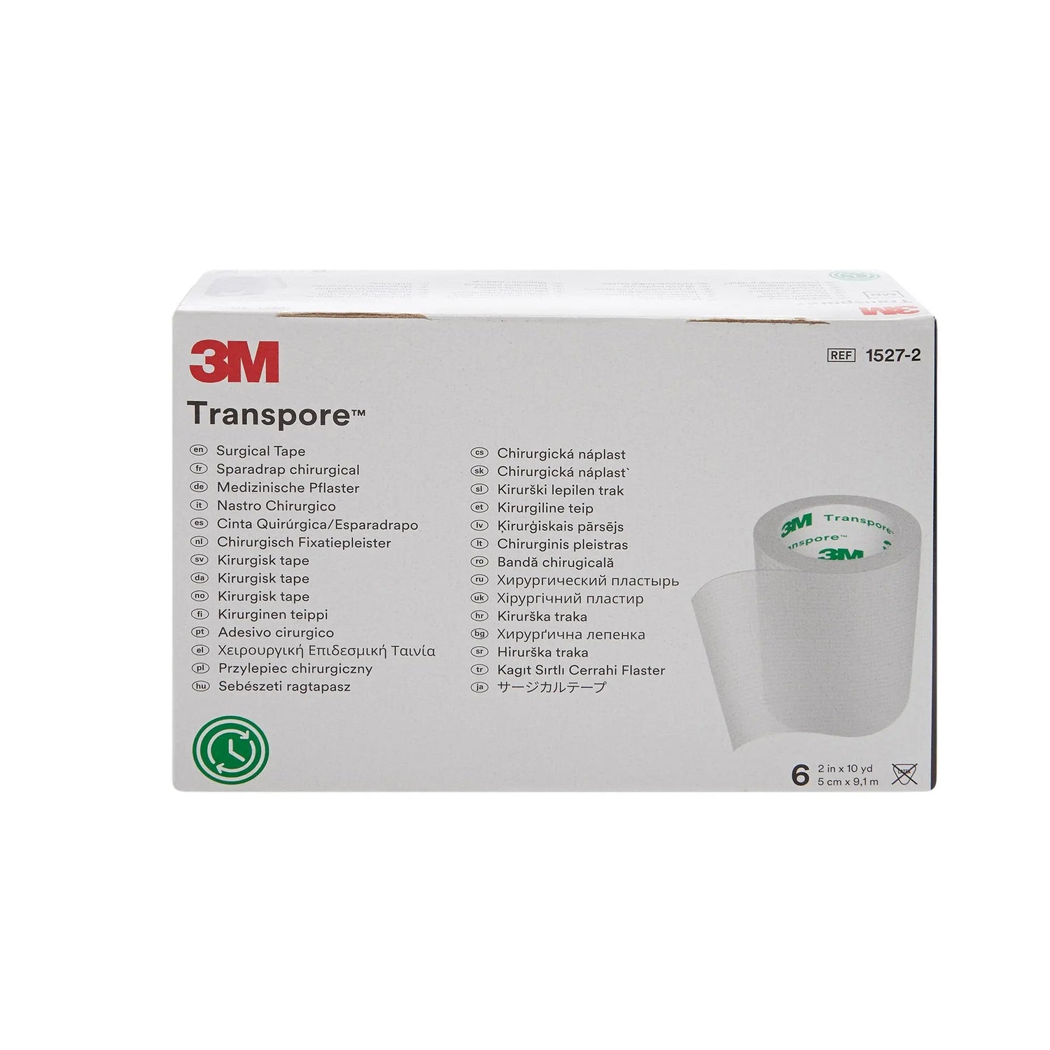 3M™ Transpore™ Plastic Medical Tape, 2 Inch x 10 Yard, Transparent 3M™ Transpore™