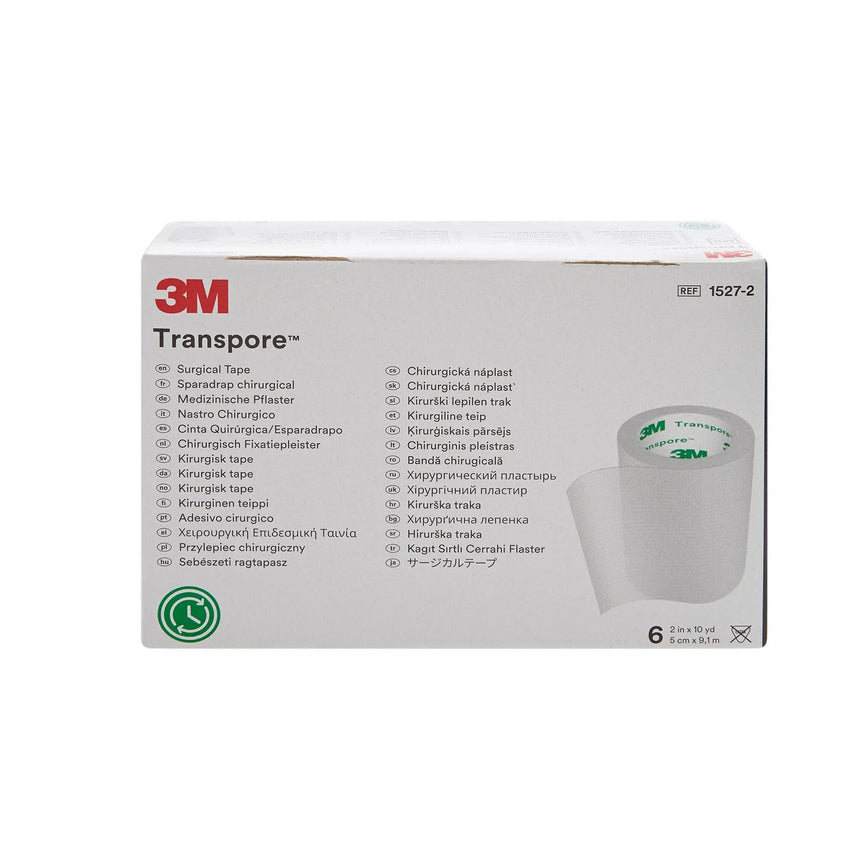 3M™ Transpore™ Plastic Medical Tape, 2 Inch x 10 Yard, Transparent 3M™ Transpore™