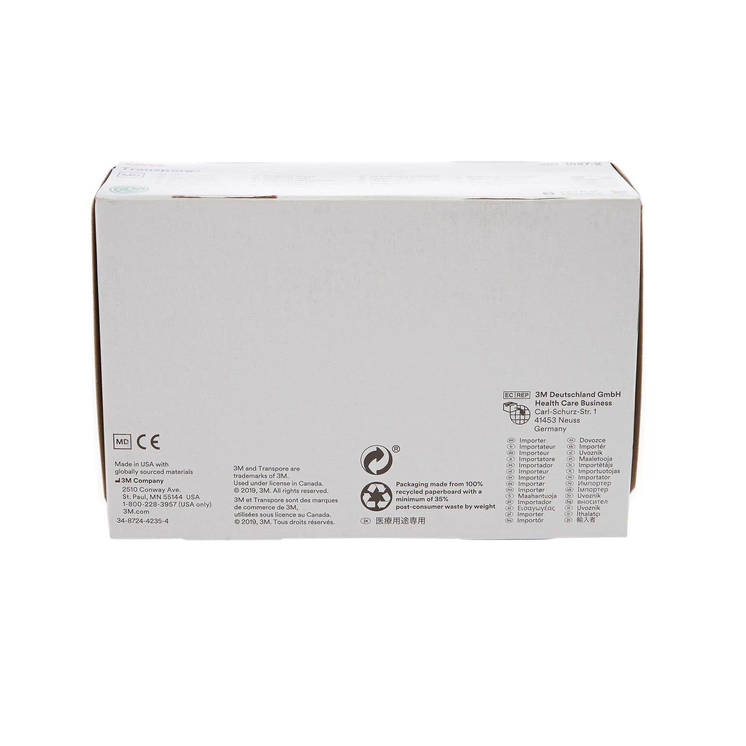 3M™ Transpore™ Plastic Medical Tape, 2 Inch x 10 Yard, Transparent 3M™ Transpore™