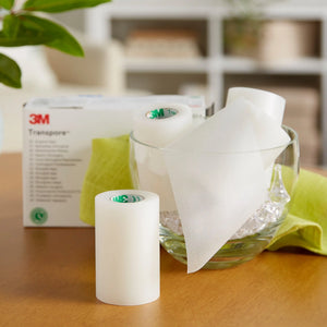3M™ Transpore™ Plastic Medical Tape, 3 Inch x 10 Yard, Transparent 3M™ Transpore™