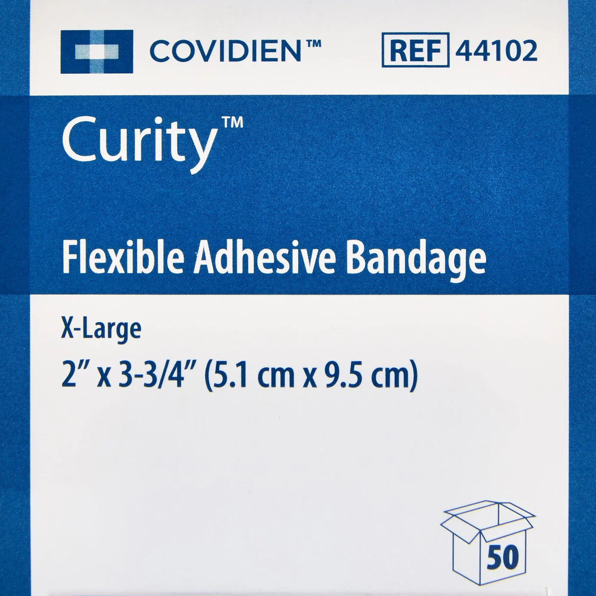 Curity™ Tan Adhesive Strip, 2 x 3-1/4 Inch - getMovility