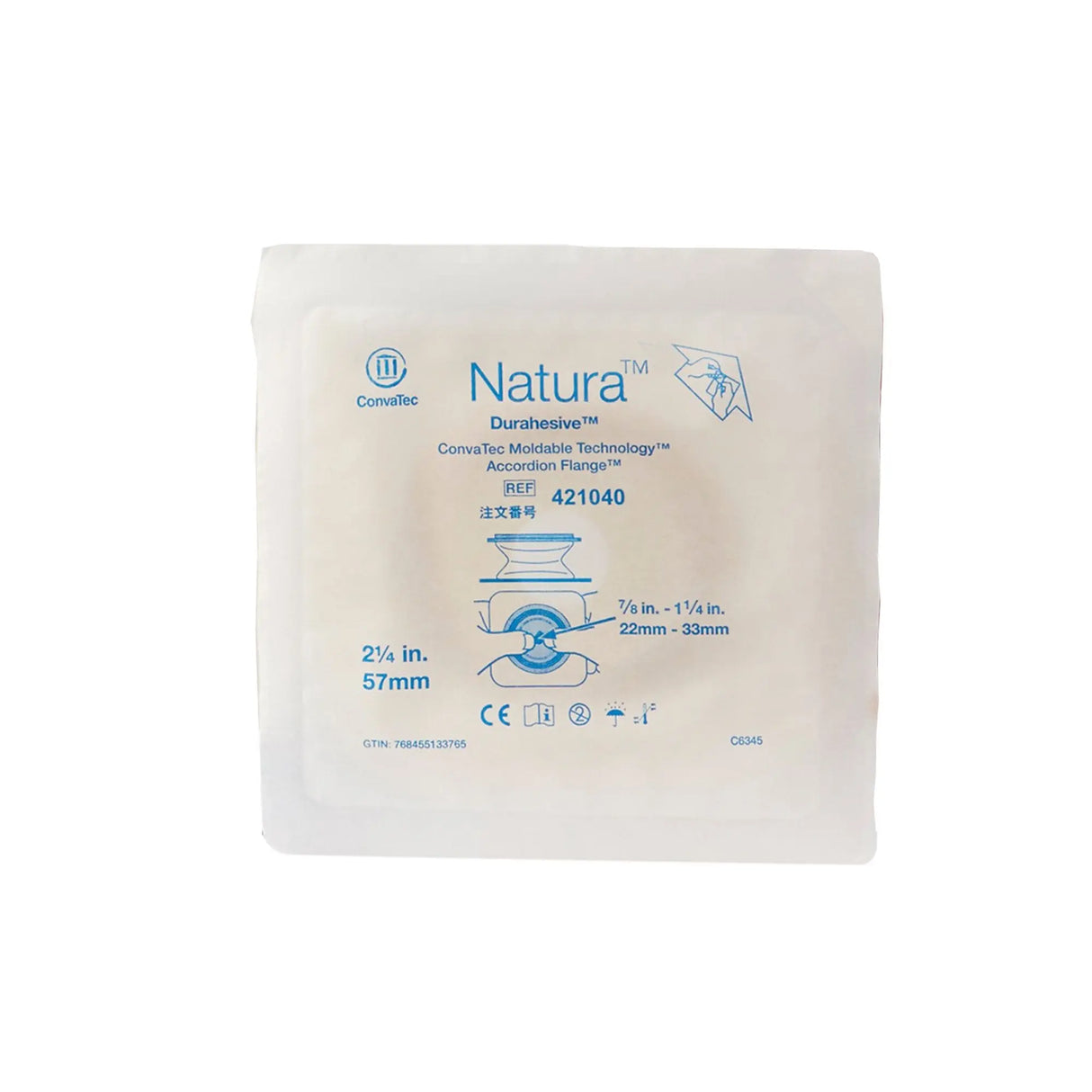 Natura™ Skin Barrier, 2-1/4 Inch Flange Natura™