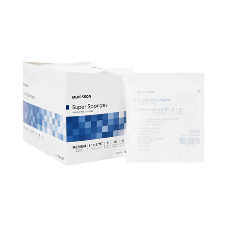 McKesson Sterile Fluff Dressing, 6 x 6-3/4 Inch McKesson