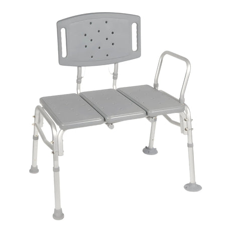 McKesson Knocked Down Bariatric Bath Transfer Bench, 18-1/4 to 23-1/4 Inch McKesson