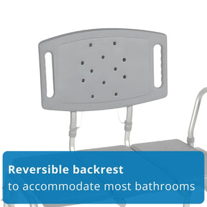 McKesson Knocked Down Bariatric Bath Transfer Bench, 18-1/4 to 23-1/4 Inch McKesson