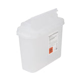 McKesson Prevent® Clear Sharps Container, 5.4-Quart, 11 x 12 x 4-3/4 Inch McKesson Prevent®