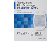 McKesson Octagonal Sterile Dressing with Frame-Style Delivery, 2-3/8 x 2-3/4 Inch, Transparent McKesson