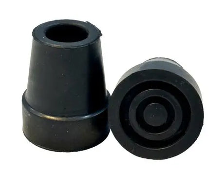Cane Tips  Pair  Black  fits tubing diameter of 3/4 Movility LLC- CM