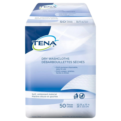 Tena® Dry Washcloths, 10-1/4 x 13 Inch TENA ProSkin™ Dry