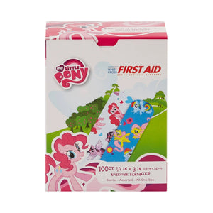 American® White Cross Stat Strip® Kid Design (My Little Pony) Adhesive Strip, 3/4 x 3 Inch - getMovility